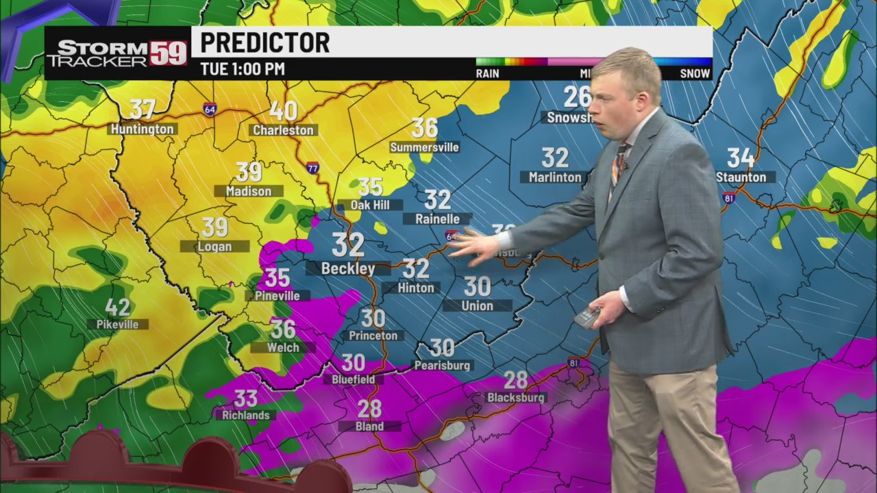 Quiet weather through Monday, but a real mess arrives Tuesday – WVNS