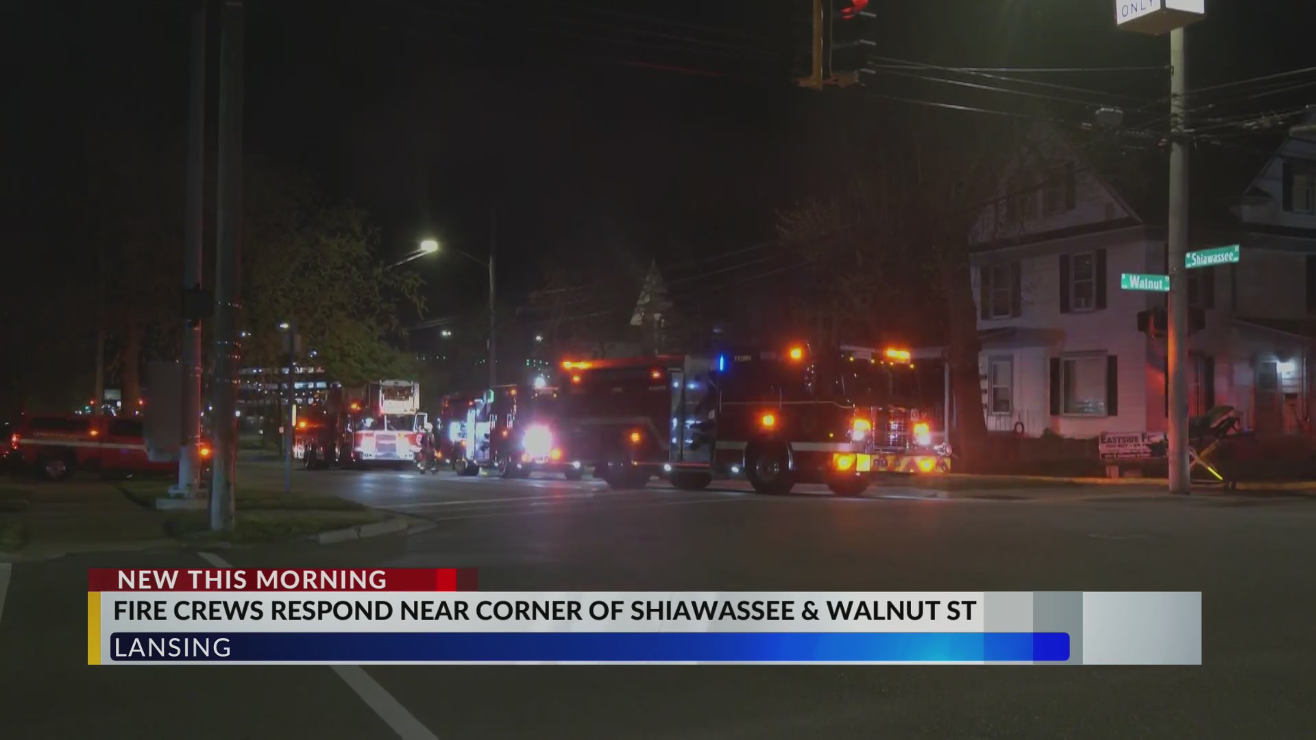 Fire crews respond to a fire near corner of Shiawassee – WLNS 6 News