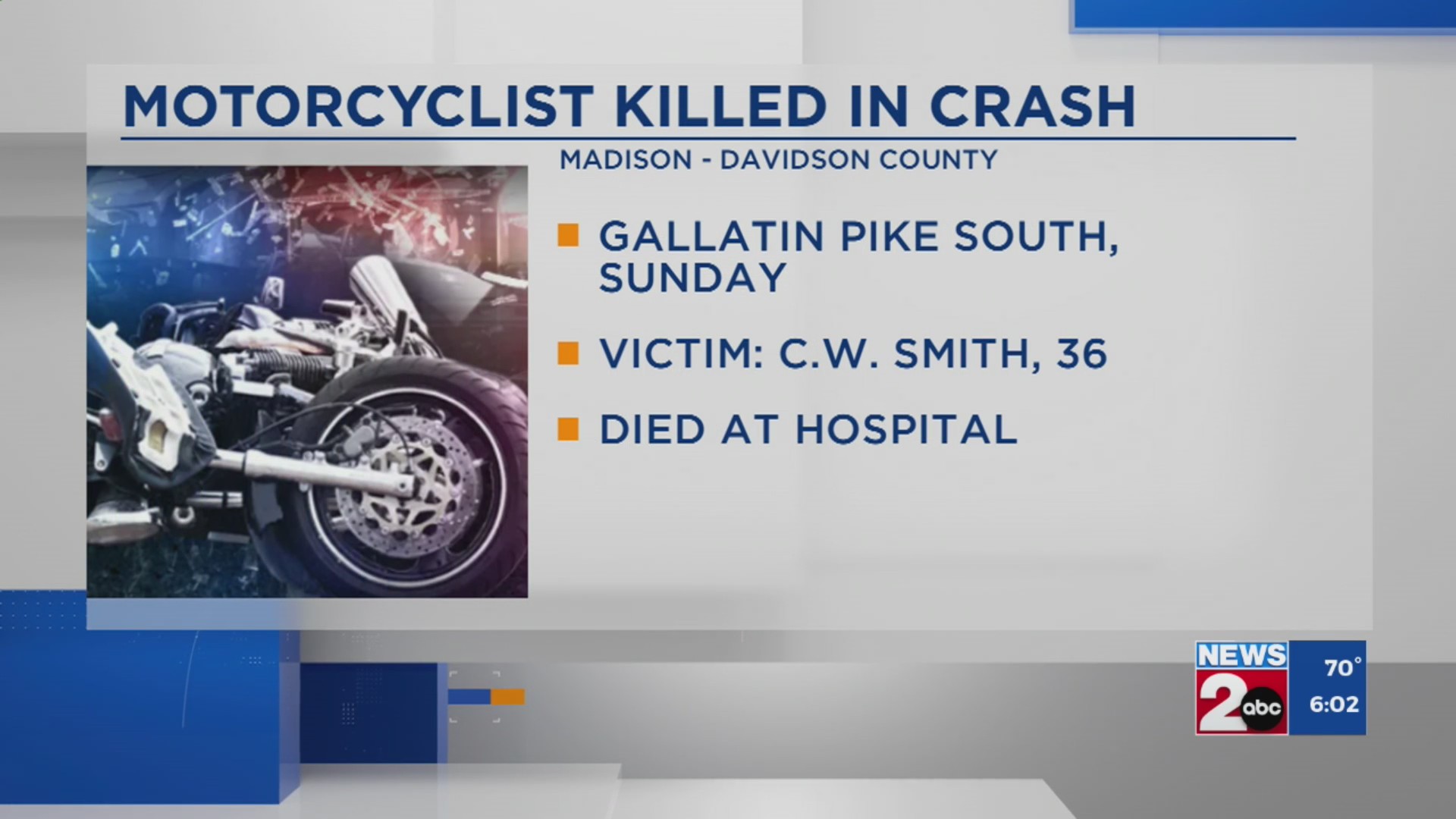 2 deadly motorcycle crashes in Nashville – WKRN News 2