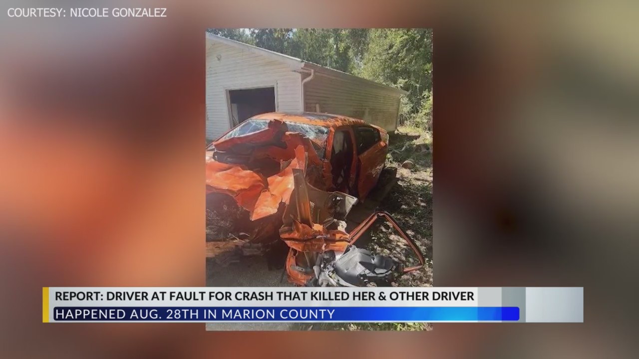 Woman killed in Marion County head-on crash in August at fault, report ...