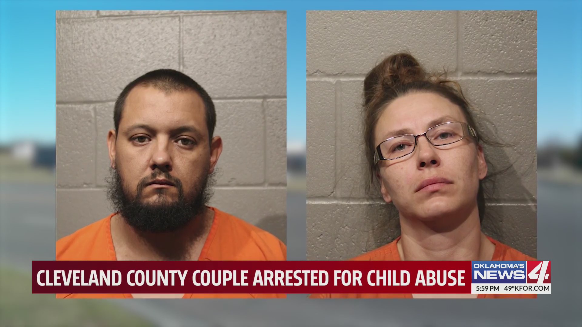 Cleveland County couple arrested for child abuse – KFOR.com Oklahoma City