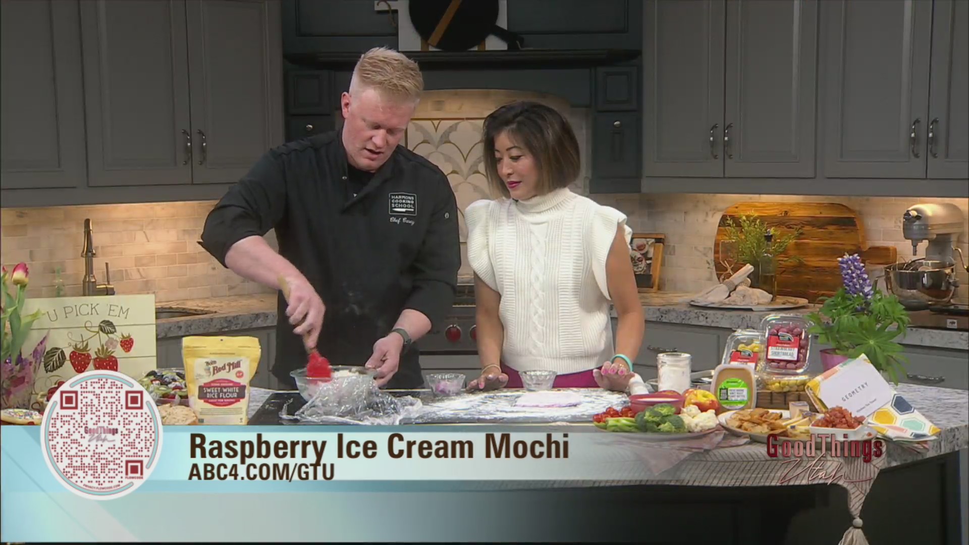 Harmons Raspberry Ice Cream Mochi ABC4 Utah
