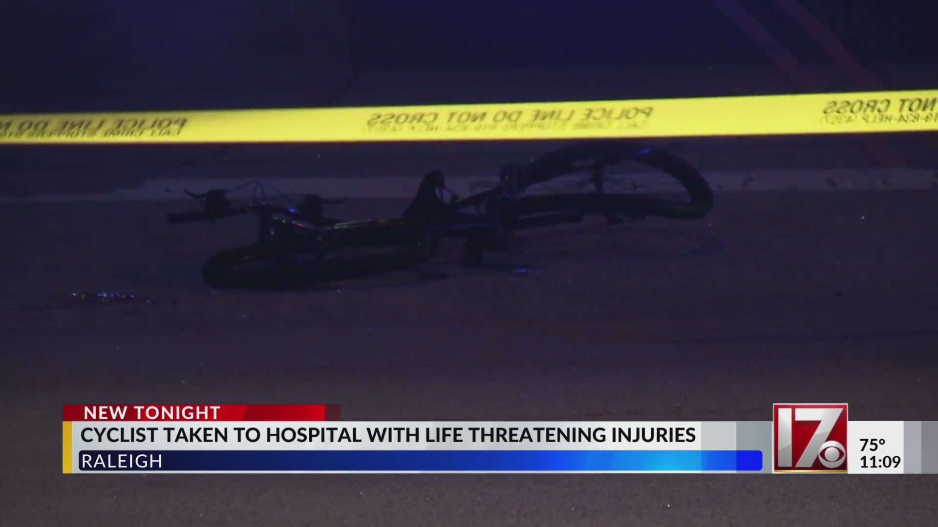 Cyclist critical after crash on New Hope Road in Raleigh – CBS17.com