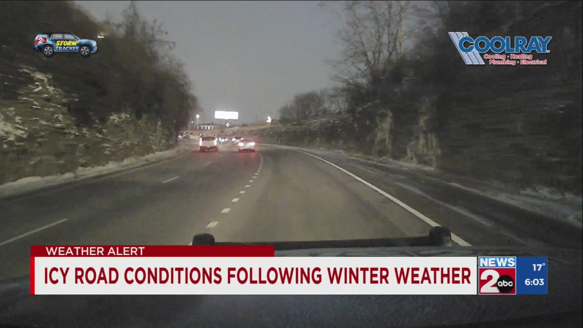 Icy road conditions following winter storm in Nashville – WKRN News 2