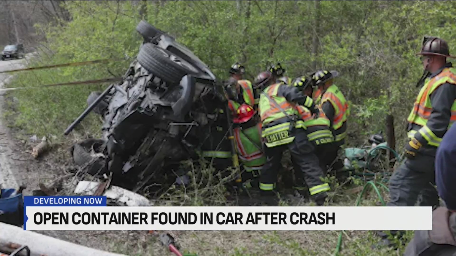 IMPD: Open container found in mangled vehicle after crash sends 2 to ...