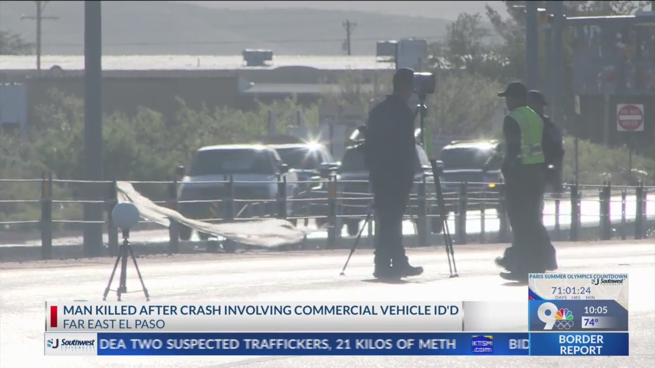 Pedestrian killed in commercial vehicle crash – KTSM 9 News