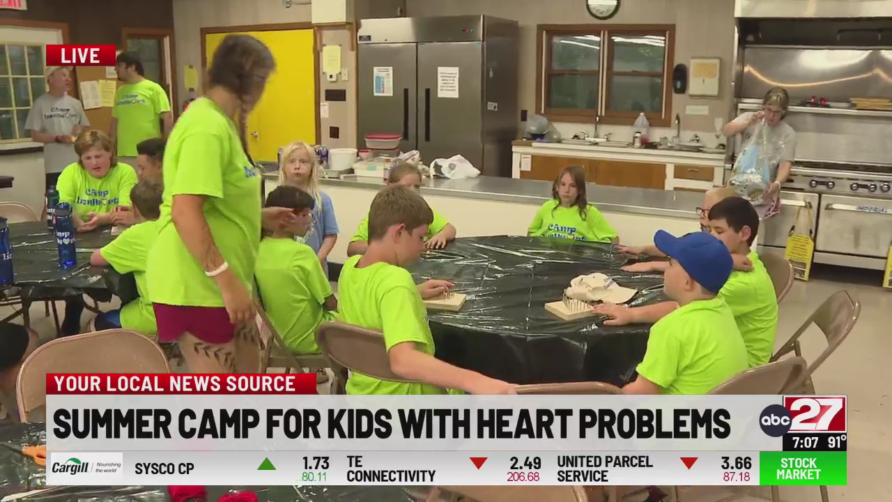 Lebanon camp gives kids with heart problems a summer to remember – ABC27
