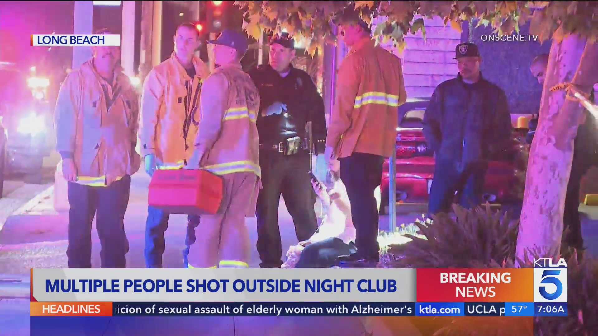 7 hospitalized after shooting outside Long Beach night club – KTLA