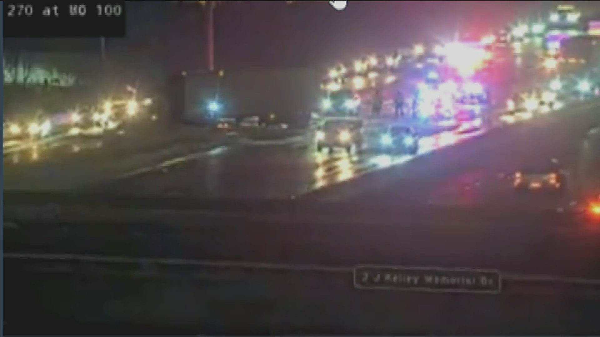 Accident involving semi truck causes traffic on Interstate 270 – FOX 2