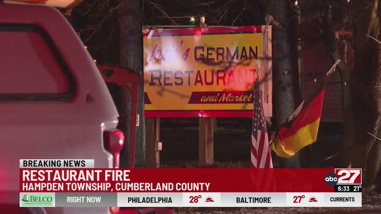 Crews battle restaurant fire in Cumberland County – ABC27