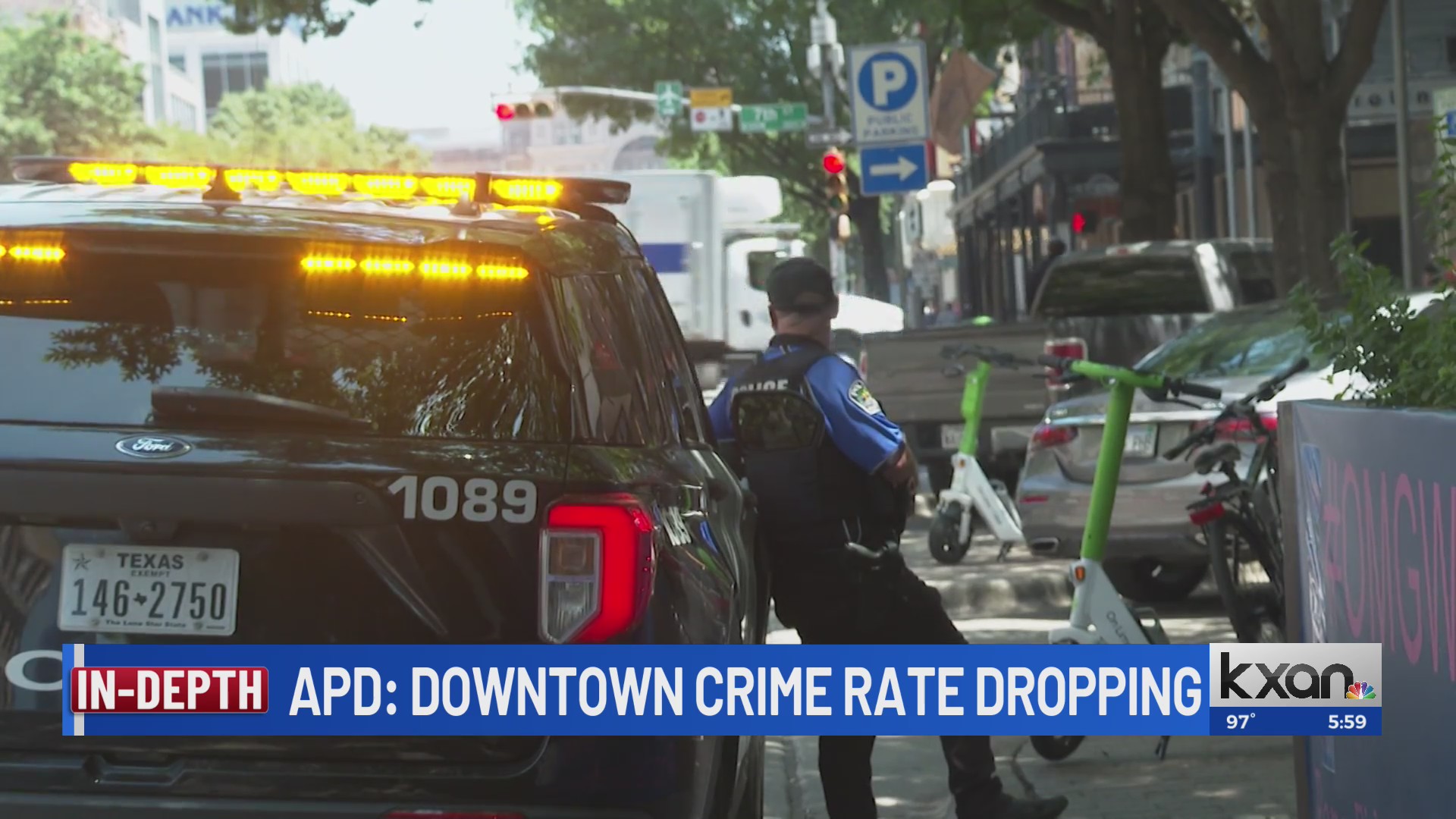 Downtown crime down since APD increased patrols, police say – KXAN Austin