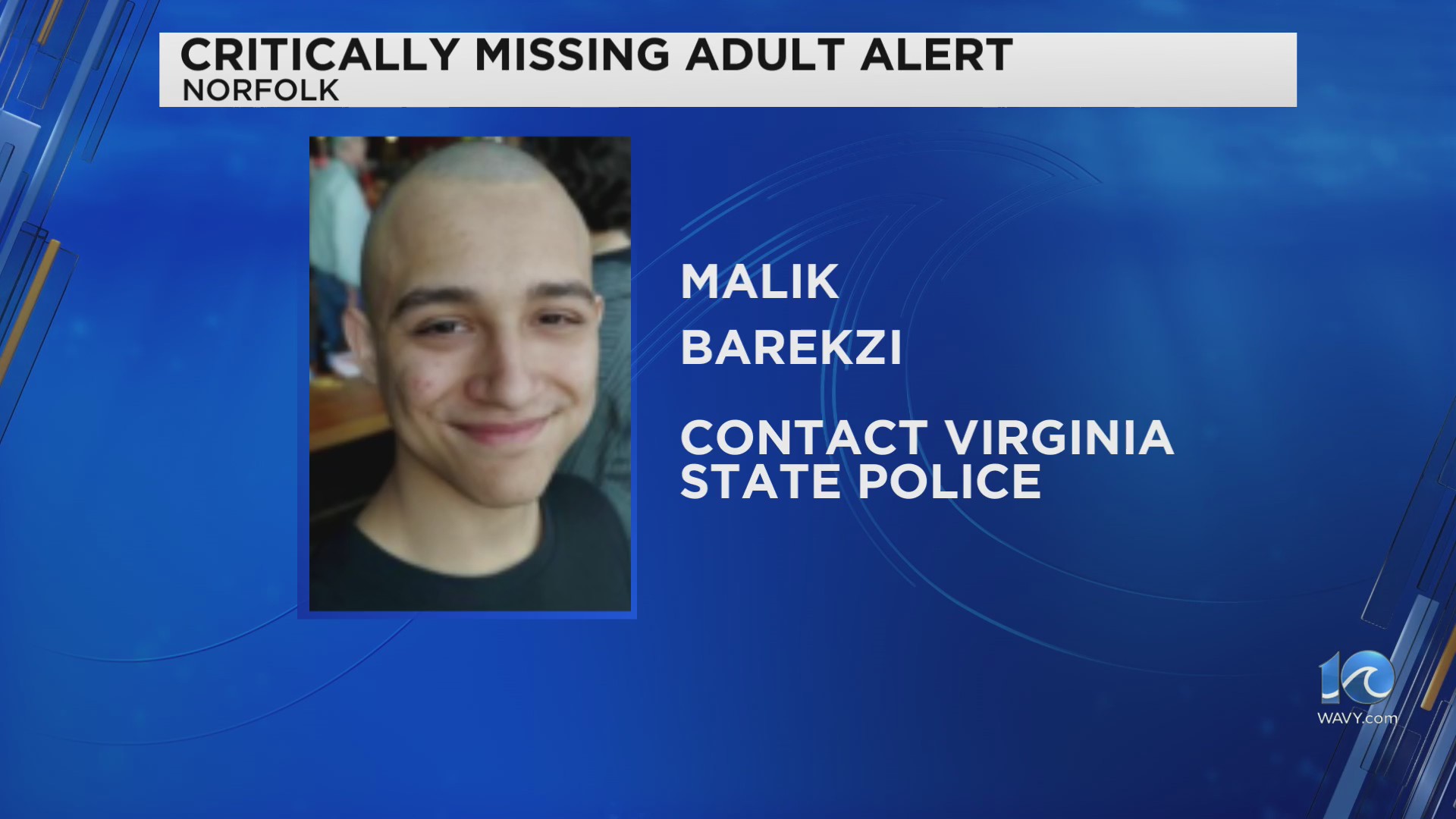 Virginia State Police issue critically missing adult alert for 18-year ...