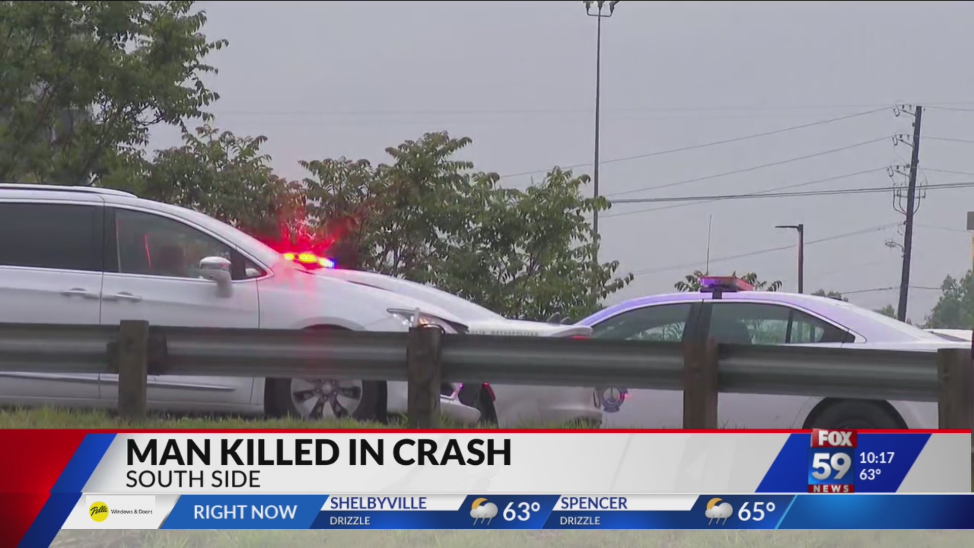 Man killed in crash on Indy’s south side – Fox 59