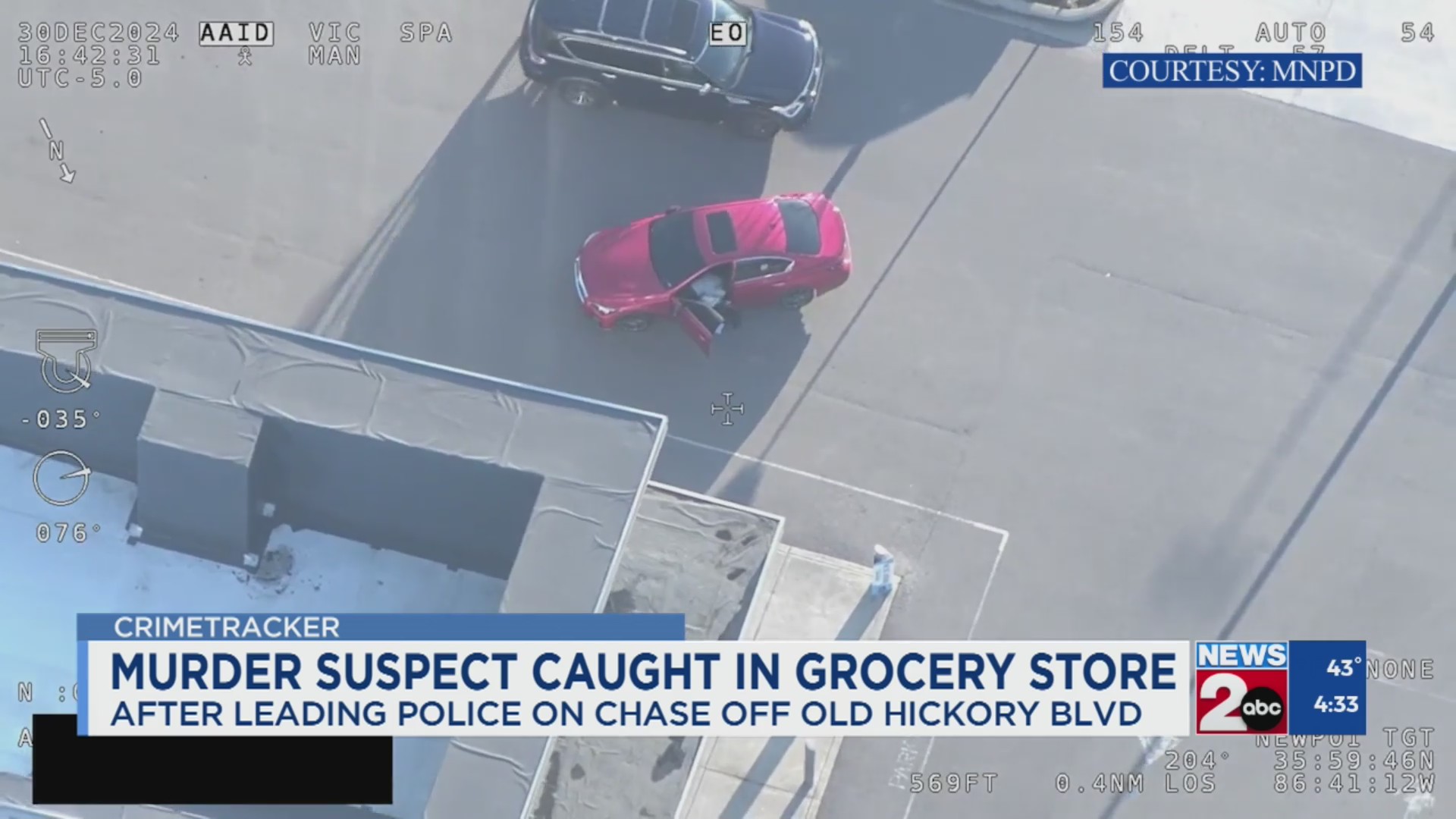 Suspect in 2023 shooting near I-65 caught in pursuit – WKRN News 2