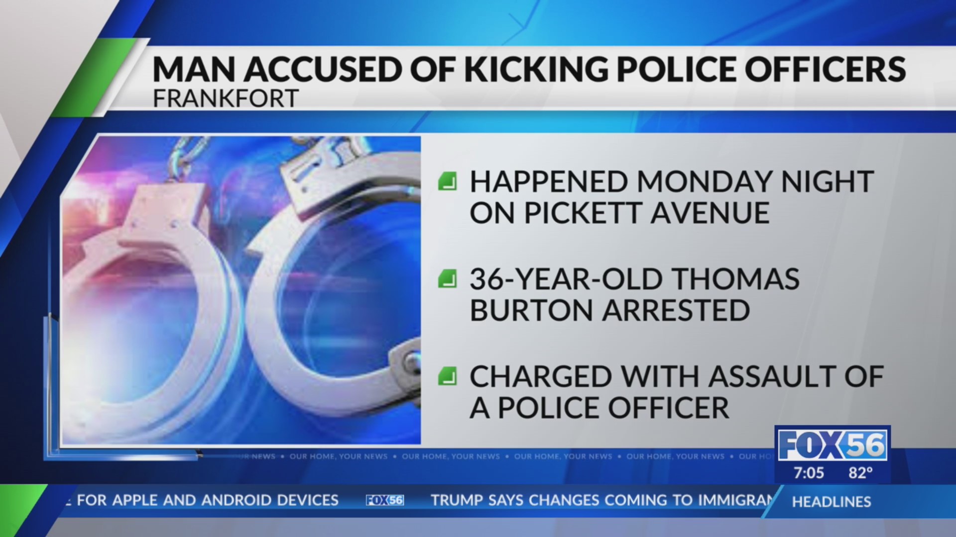 Frankfort man tased, accused of kicking police after he called for help ...