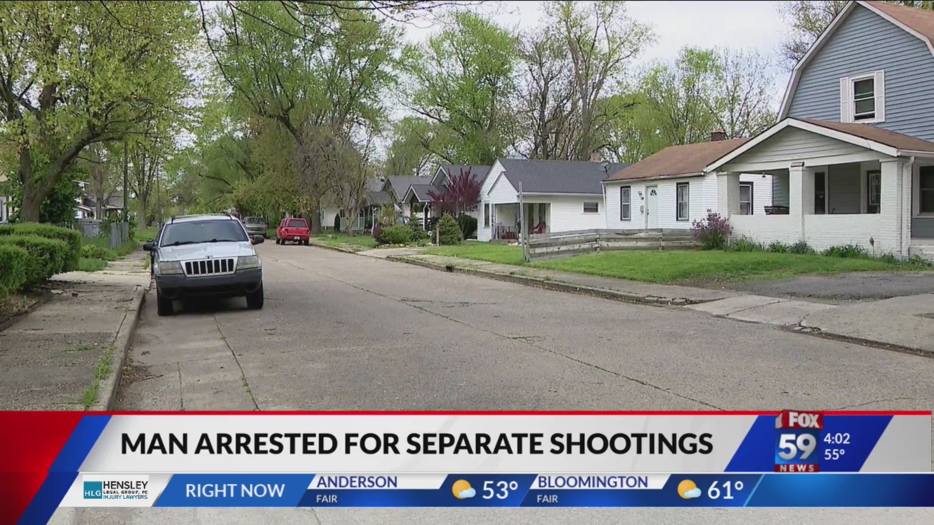 Man arrested for separate shootings – Fox 59