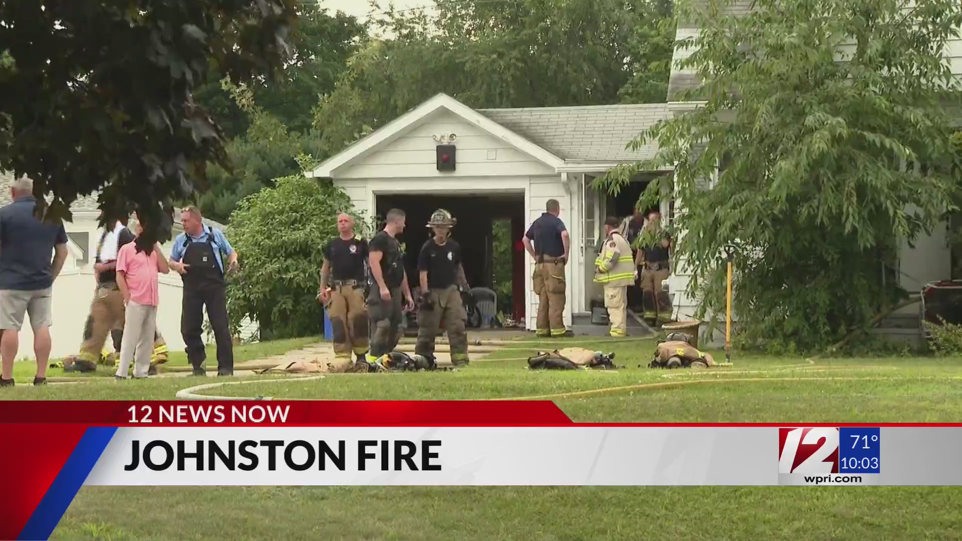 Crews knock down Johnston house fire – WPRI.com