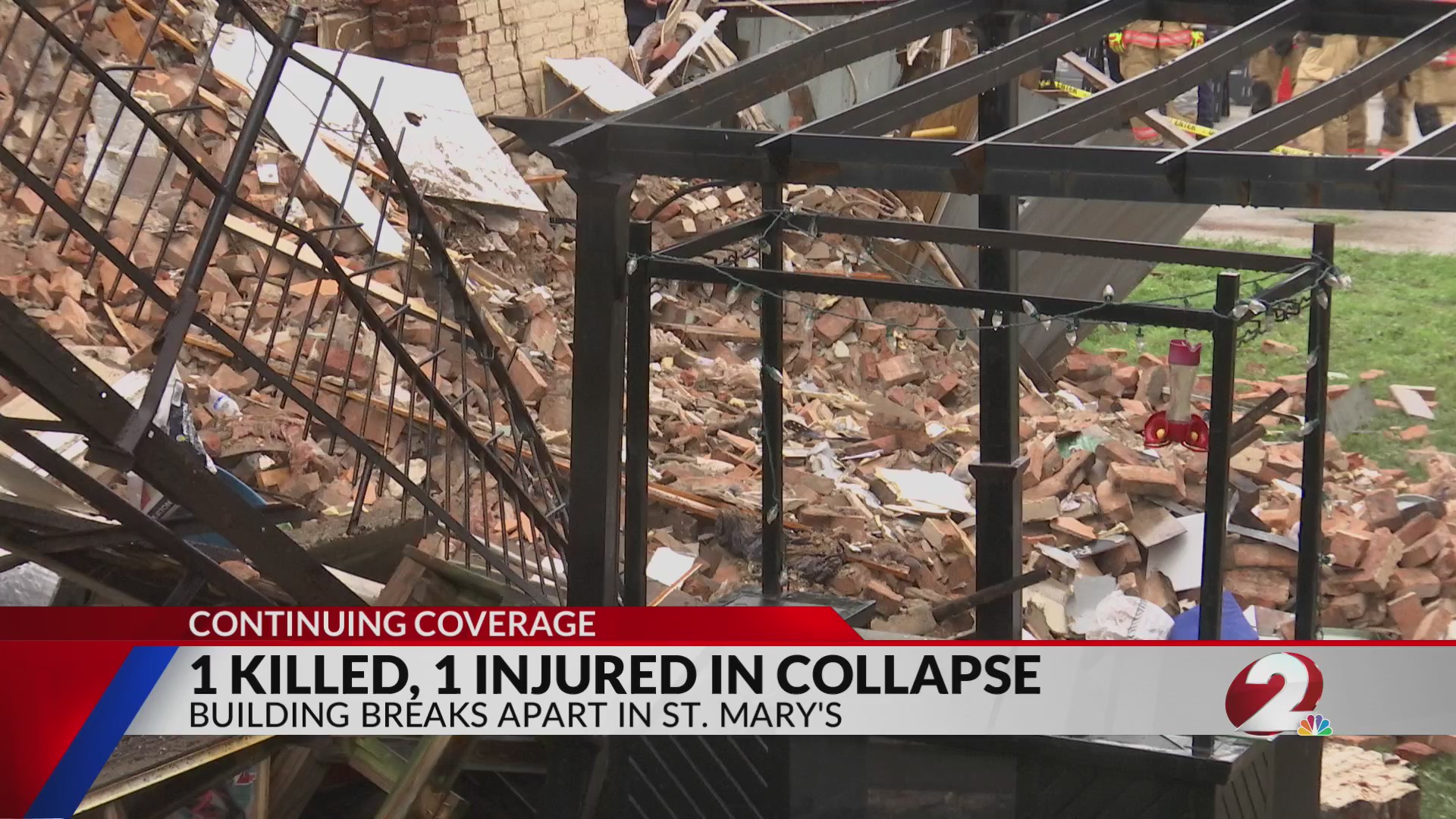1 killed, 1 injured after St. Marys building collapses – WDTN.com