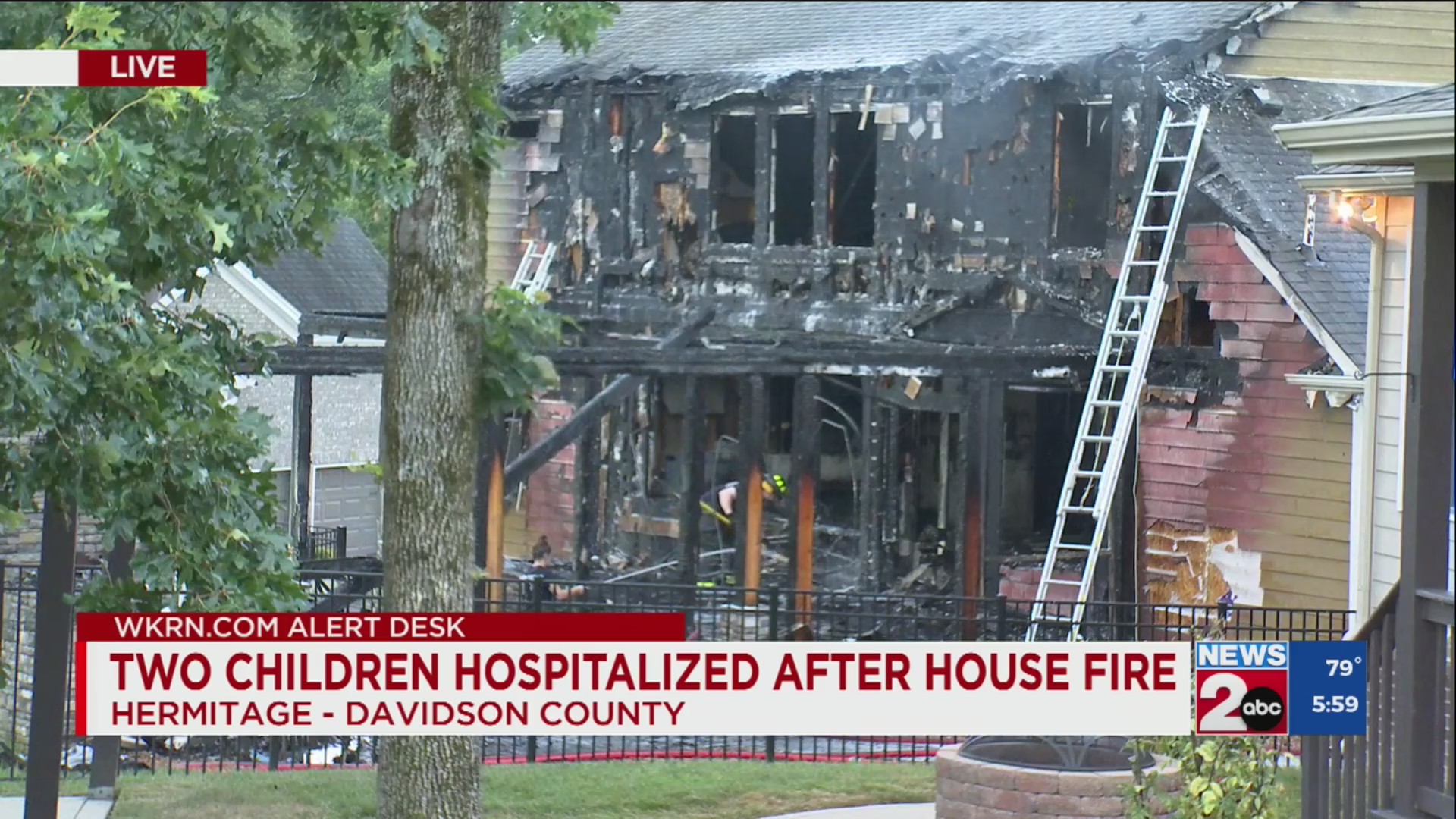 2 children injured in Hermitage house fire – WKRN News 2