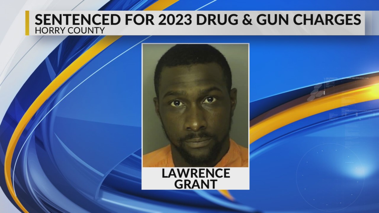 North Myrtle Beach man pleads guilty, sentenced for 2023 gun, drug ...