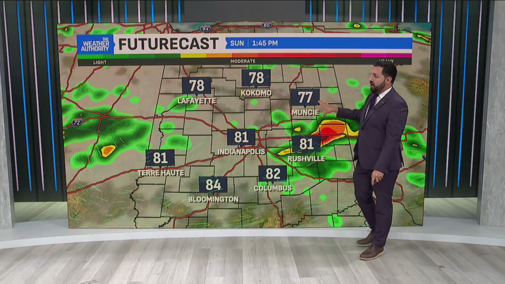 Showers and storms again Sunday in central Indiana – Fox 59