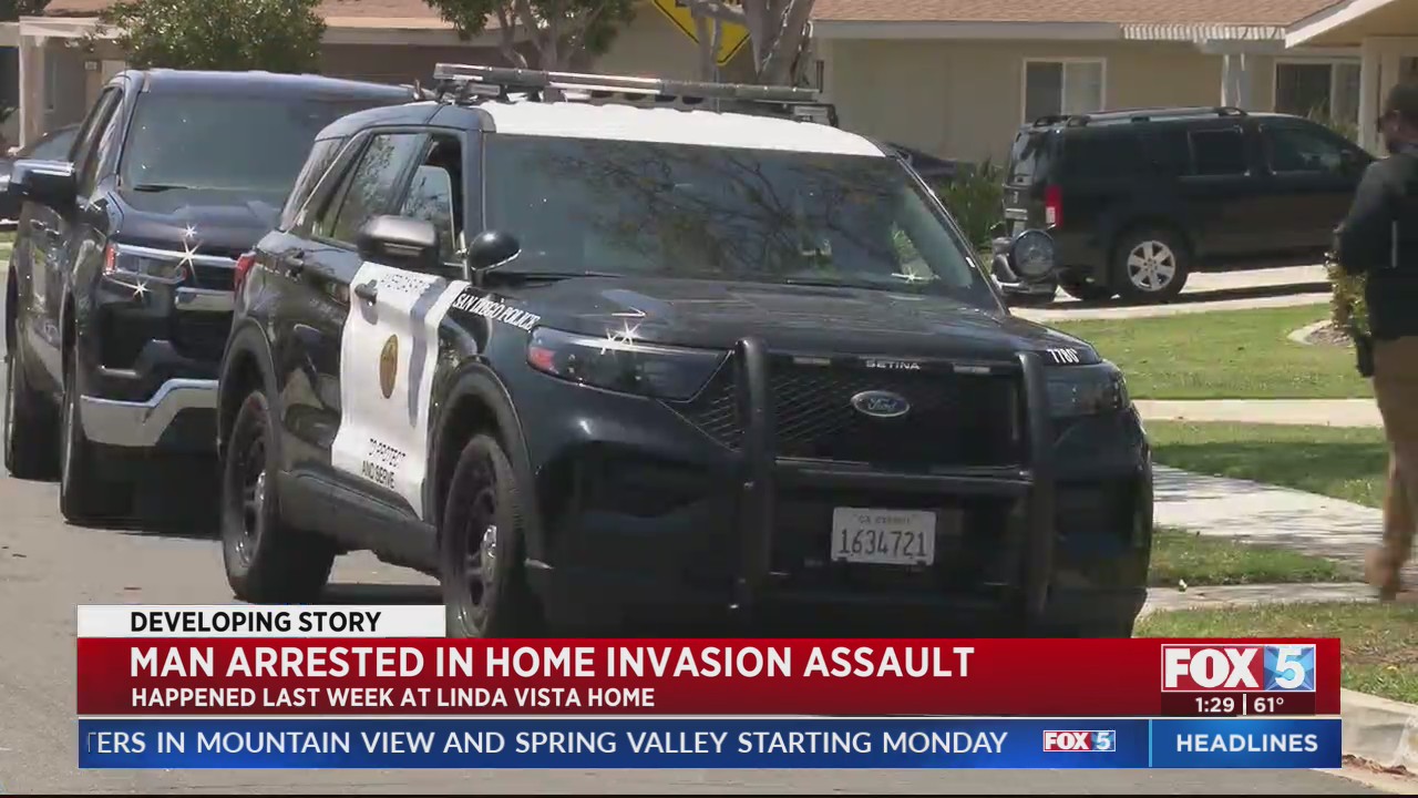 Man arrested in home invasion assault – FOX 5 San Diego & KUSI News