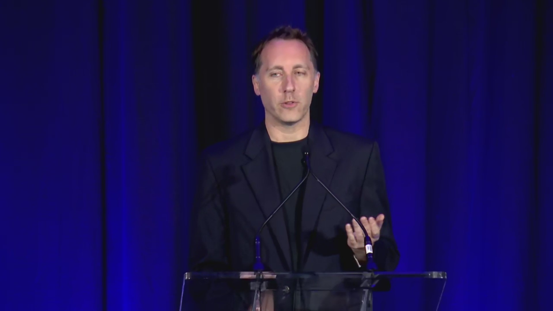 The Boring Company’s President and CEO Steve Davis speaks at ...
