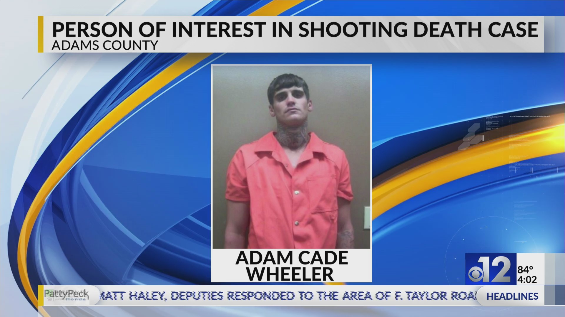 Investigation underway after man shot, killed in Adams County – WJTV