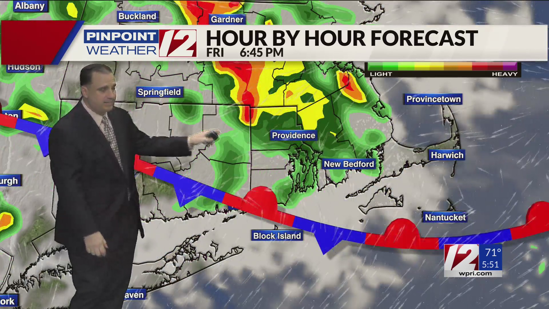 WPRI 12 Weather Forecast 6/21/24: Showers and T’storms This Afternoon ...