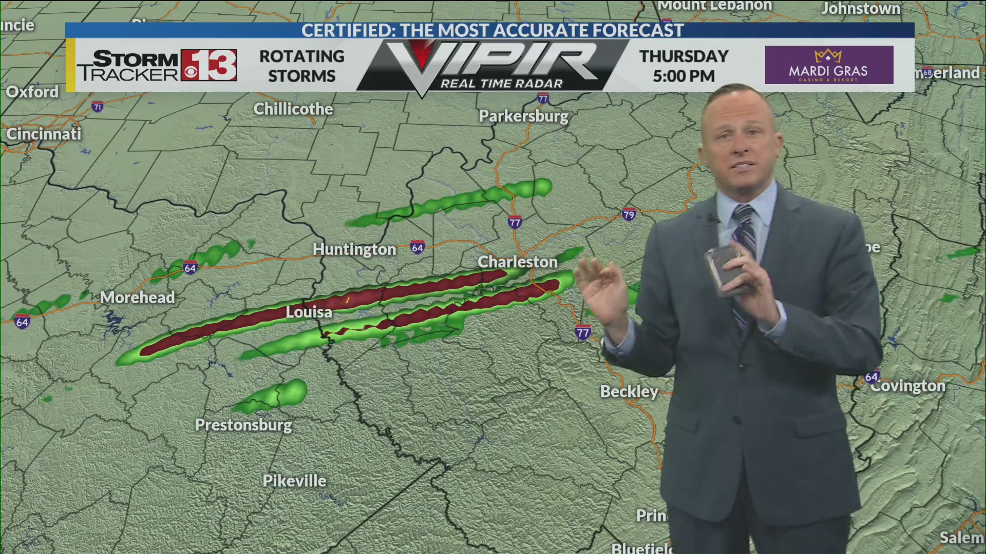 Toasty today, severe storms on Thursday – WOWK 13 News