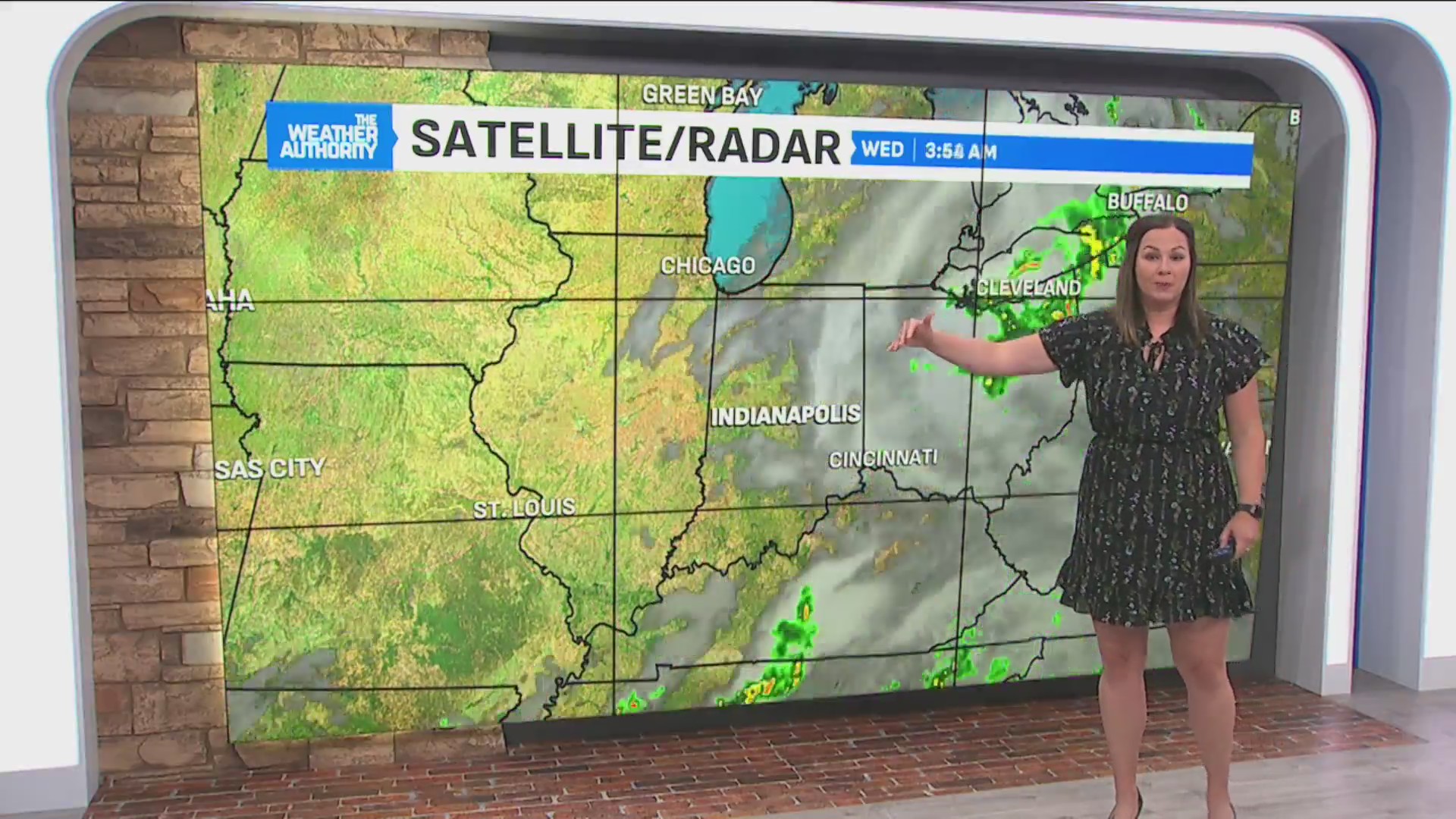 Spotty storms possible along passing cold front – Fox 59