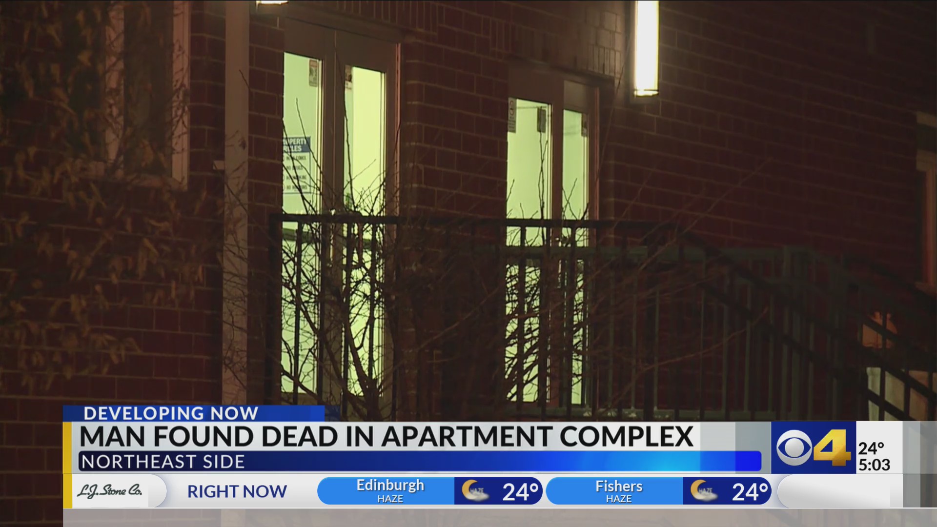 Man found dead at apartment complex near State Fairgrounds – Fox 59