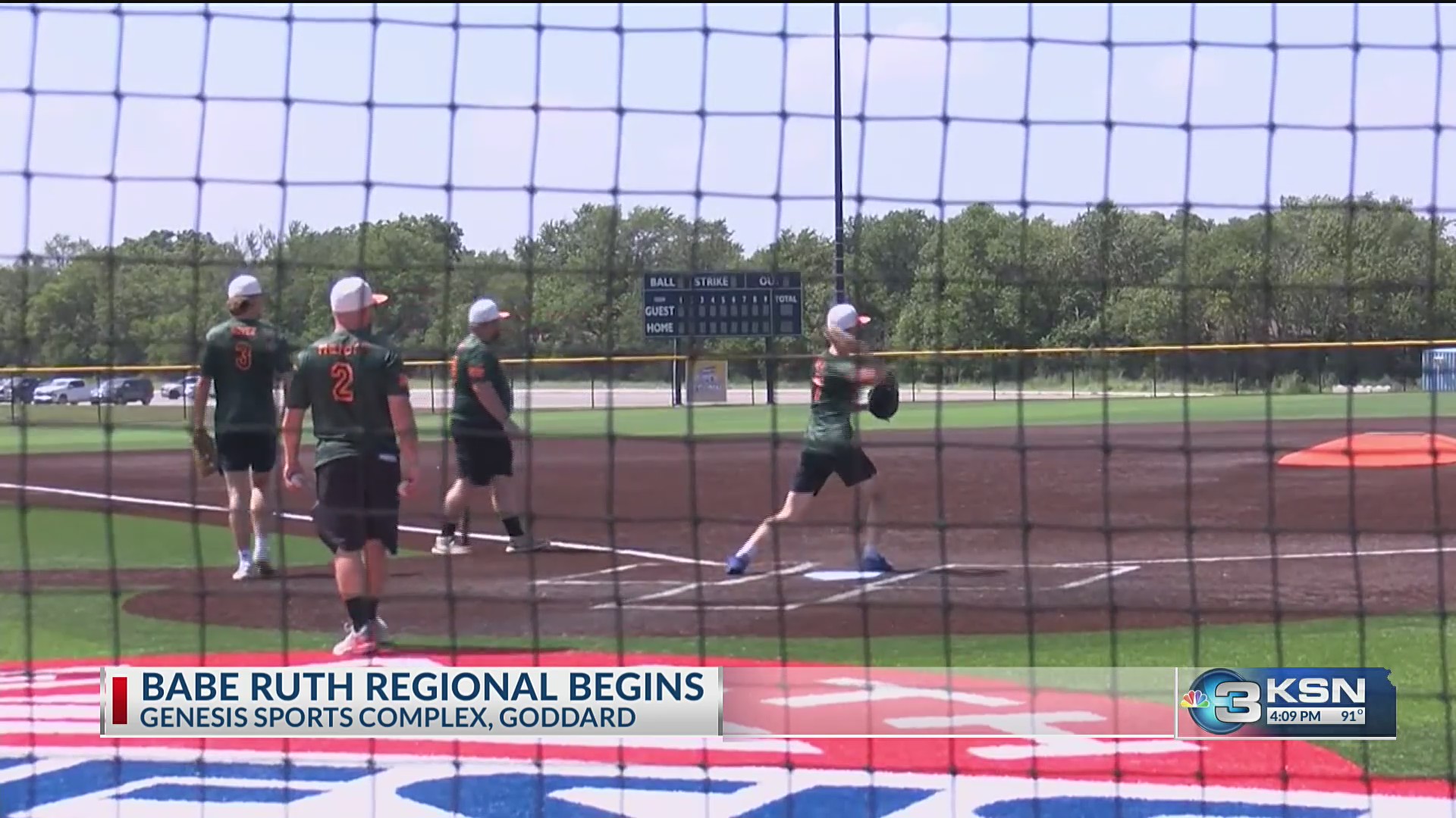 Babe Ruth regional begins in Goddard – KSN-TV