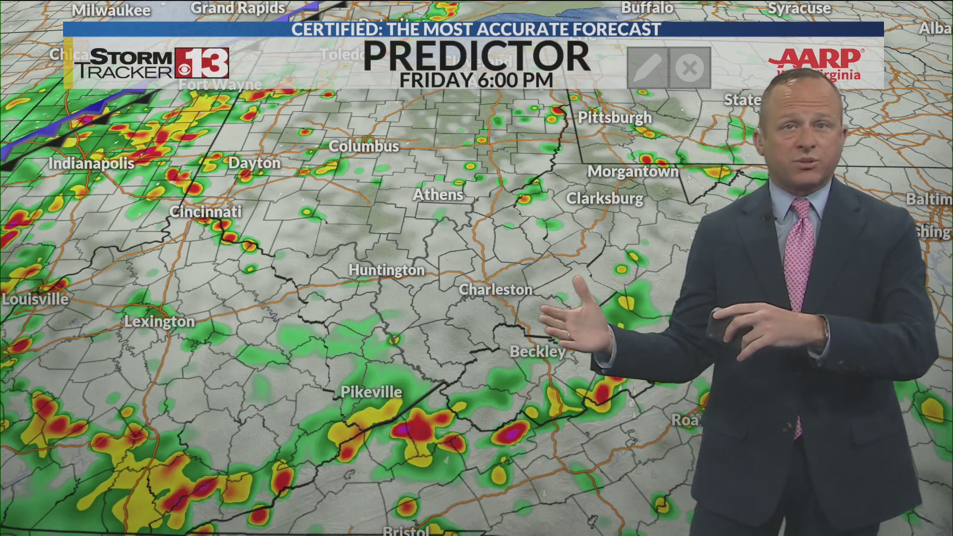 Showers and storms the next 2 days – WOWK 13 News
