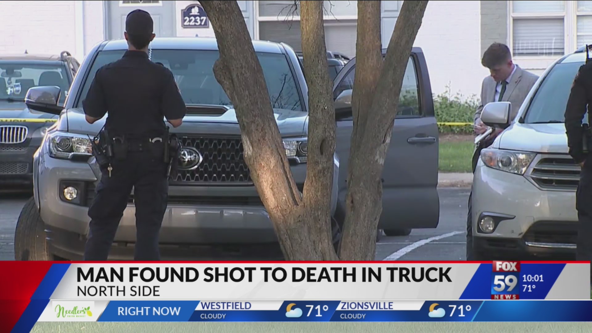 Man found shot to death in truck on north side – Fox 59