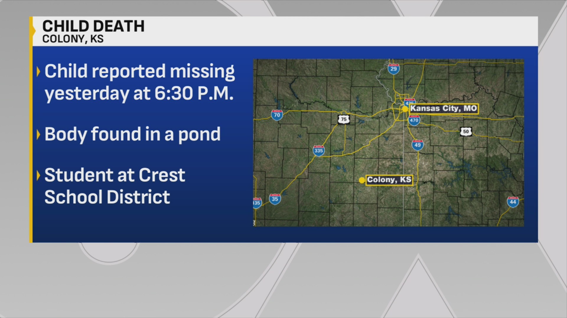 Child dies after being found in Anderson County pond – FOX 4 Kansas ...
