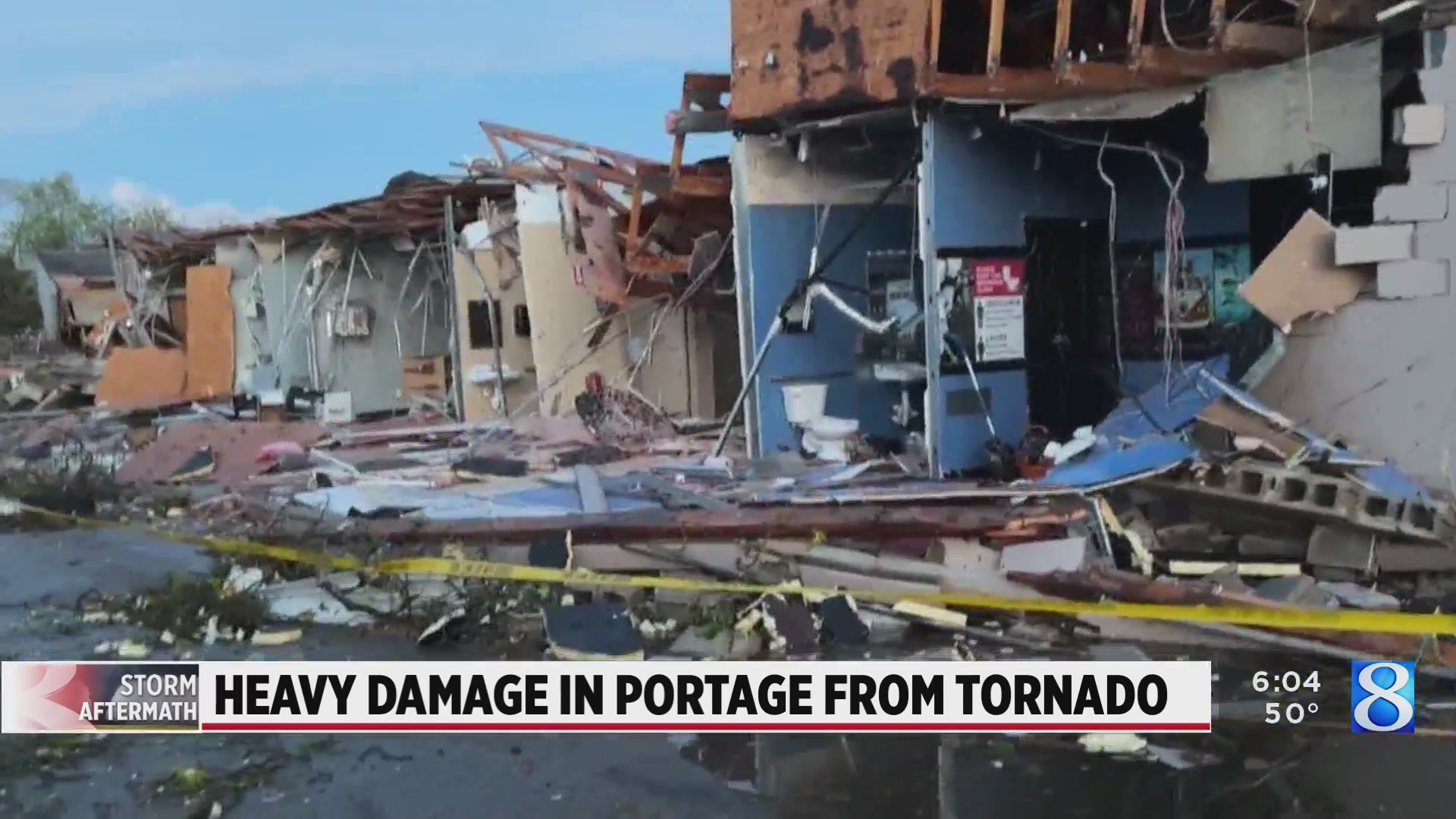 Heavy damage in Portage after Tuesday’s storms – WOODTV.com