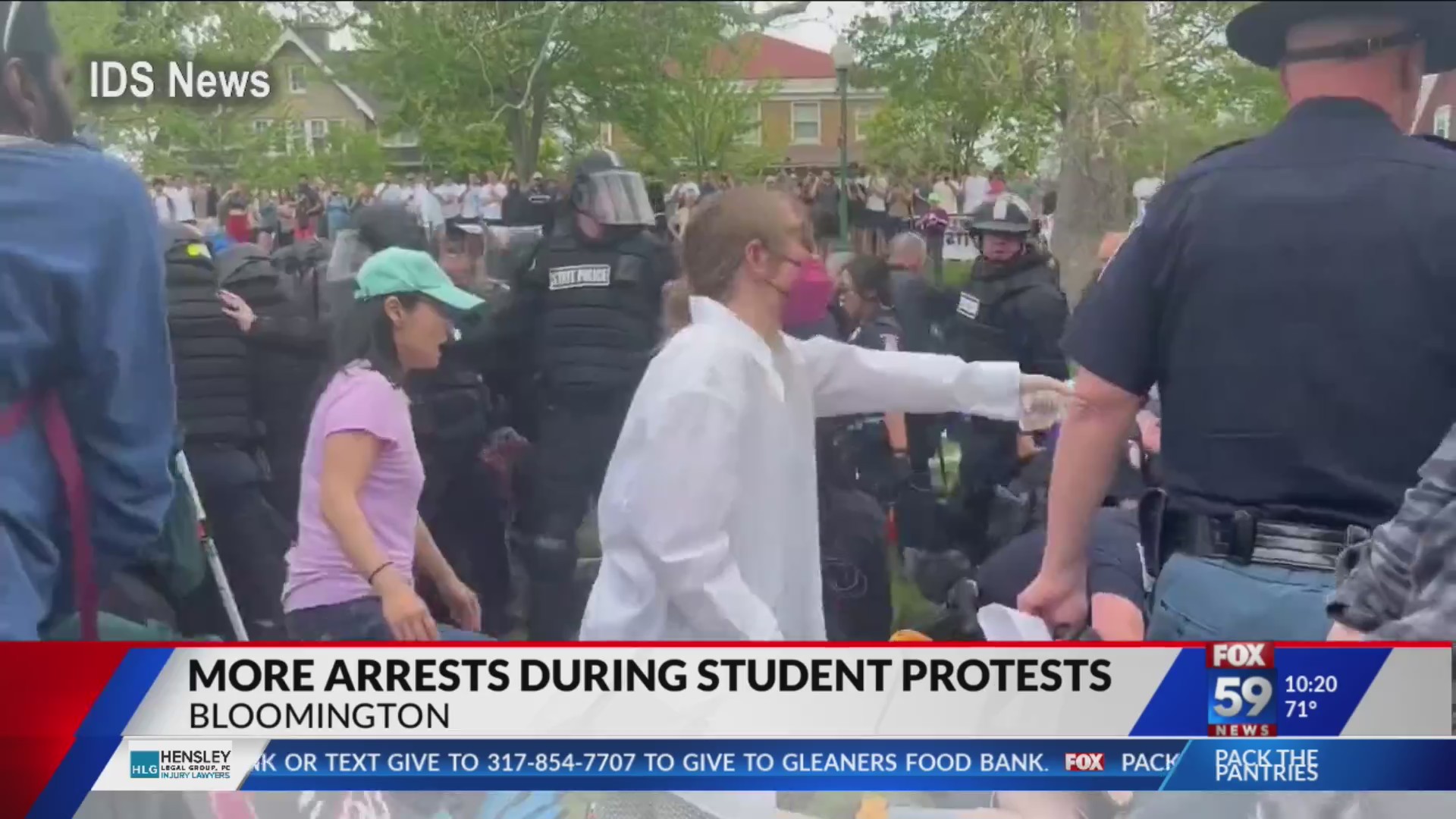 23 people arrested after clashes with police on 3rd day of protests at ...