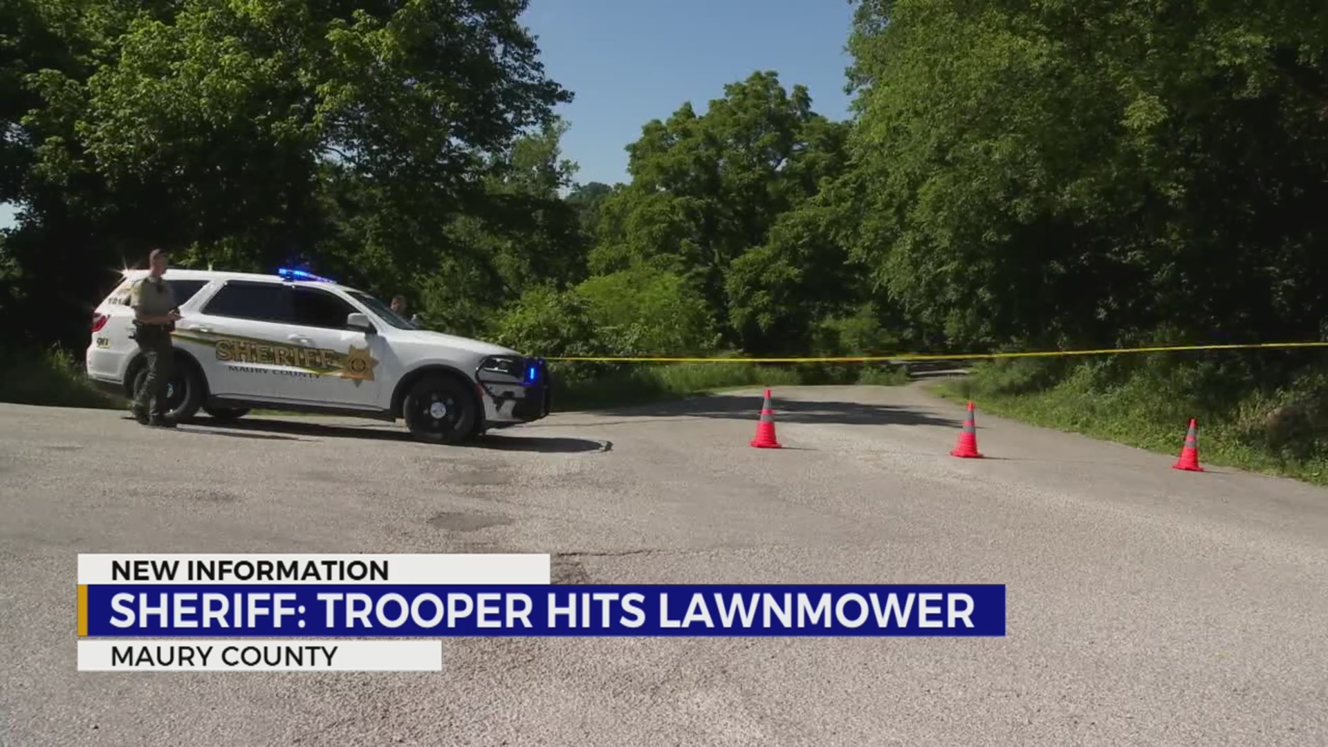 THP trooper hits lawnmower in Maury County, sheriff says – WKRN News 2