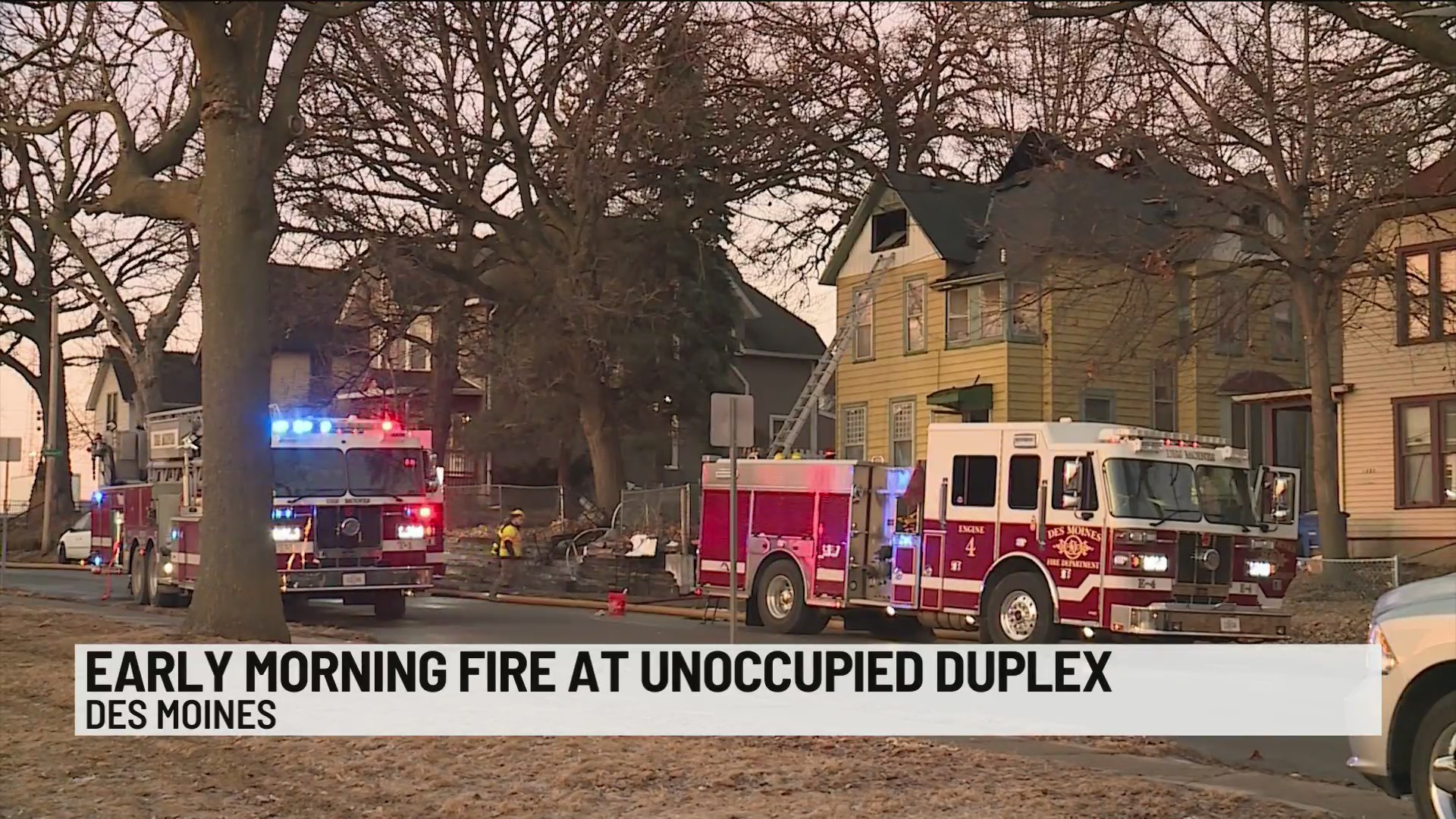 Fire breaks out at Des Moines duplex early Tuesday morning – who13.com