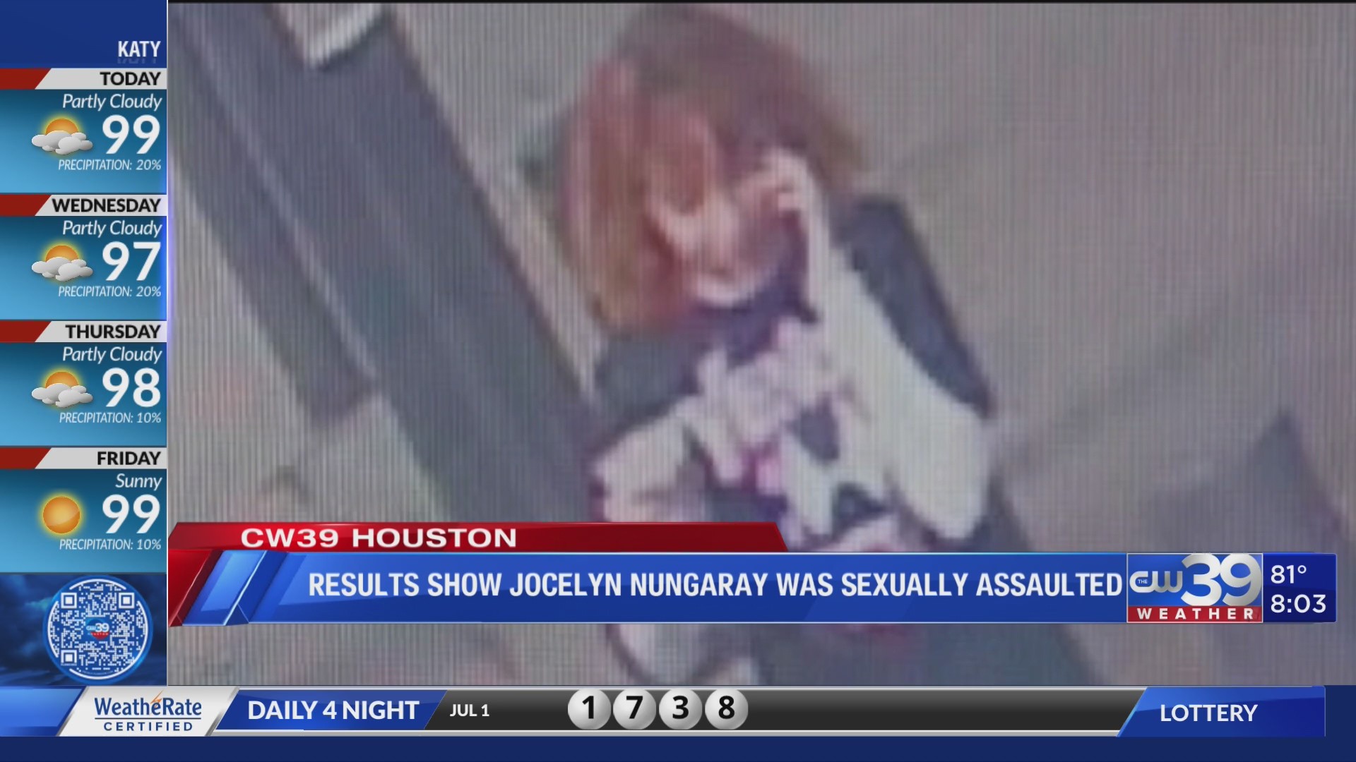 Results show Jocelyn Nungaray was sexually assaulted – CW39 Houston