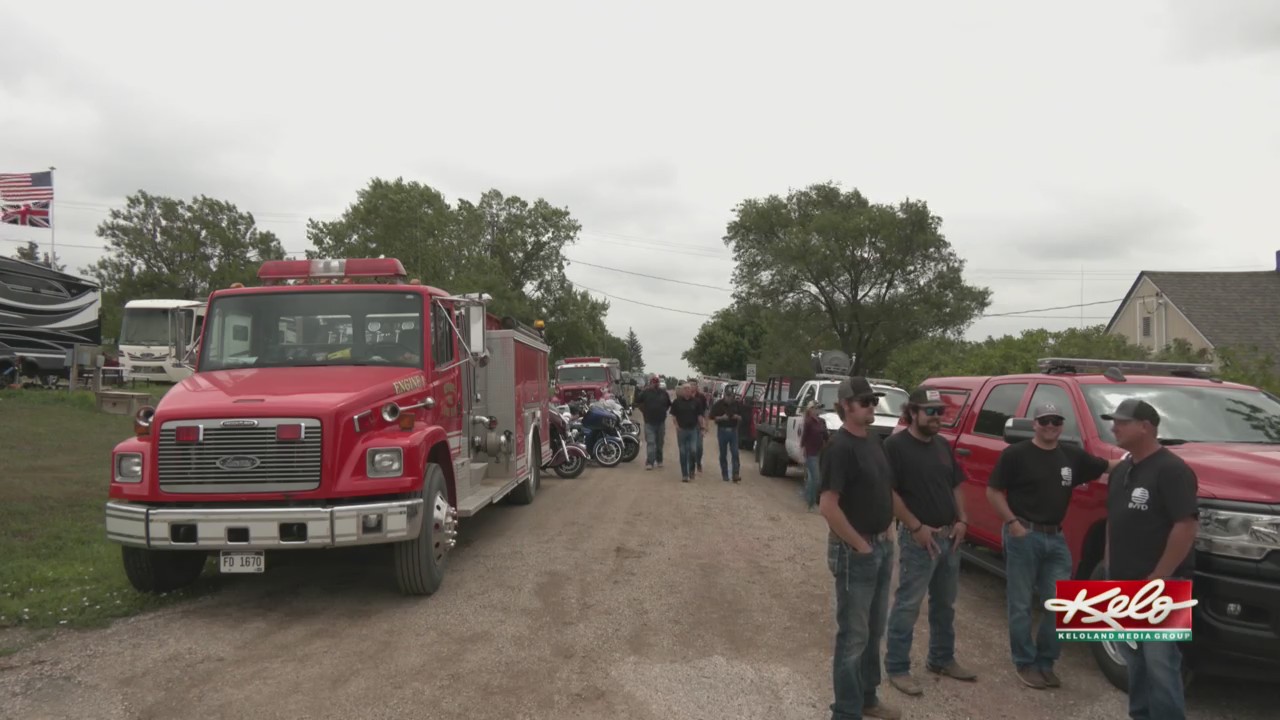 Murdo mourns late firefighter with funeral procession – KELOLAND.com