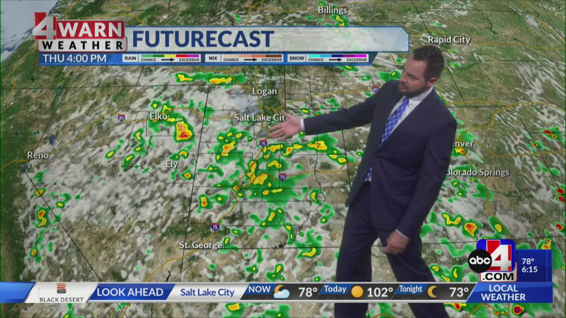 Sizzling heat, hazy skies, chance of storms across Utah – ABC4 Utah