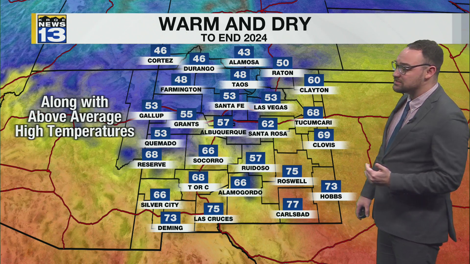 Mild and dry with gusty winds – KRQE NEWS 13 – Breaking News ...