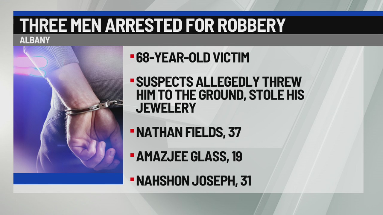 Three men arrested in Albany robbery – NEWS10 ABC
