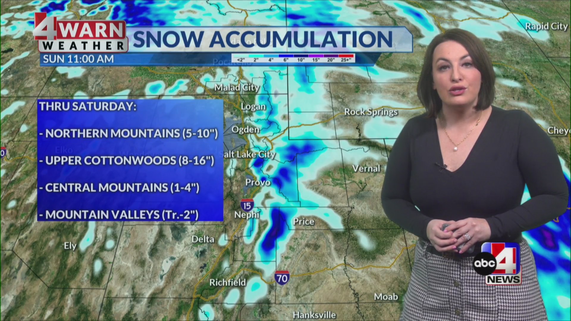 Valley rain, mountain snow returns to northern Utah this weekend – ABC4 ...