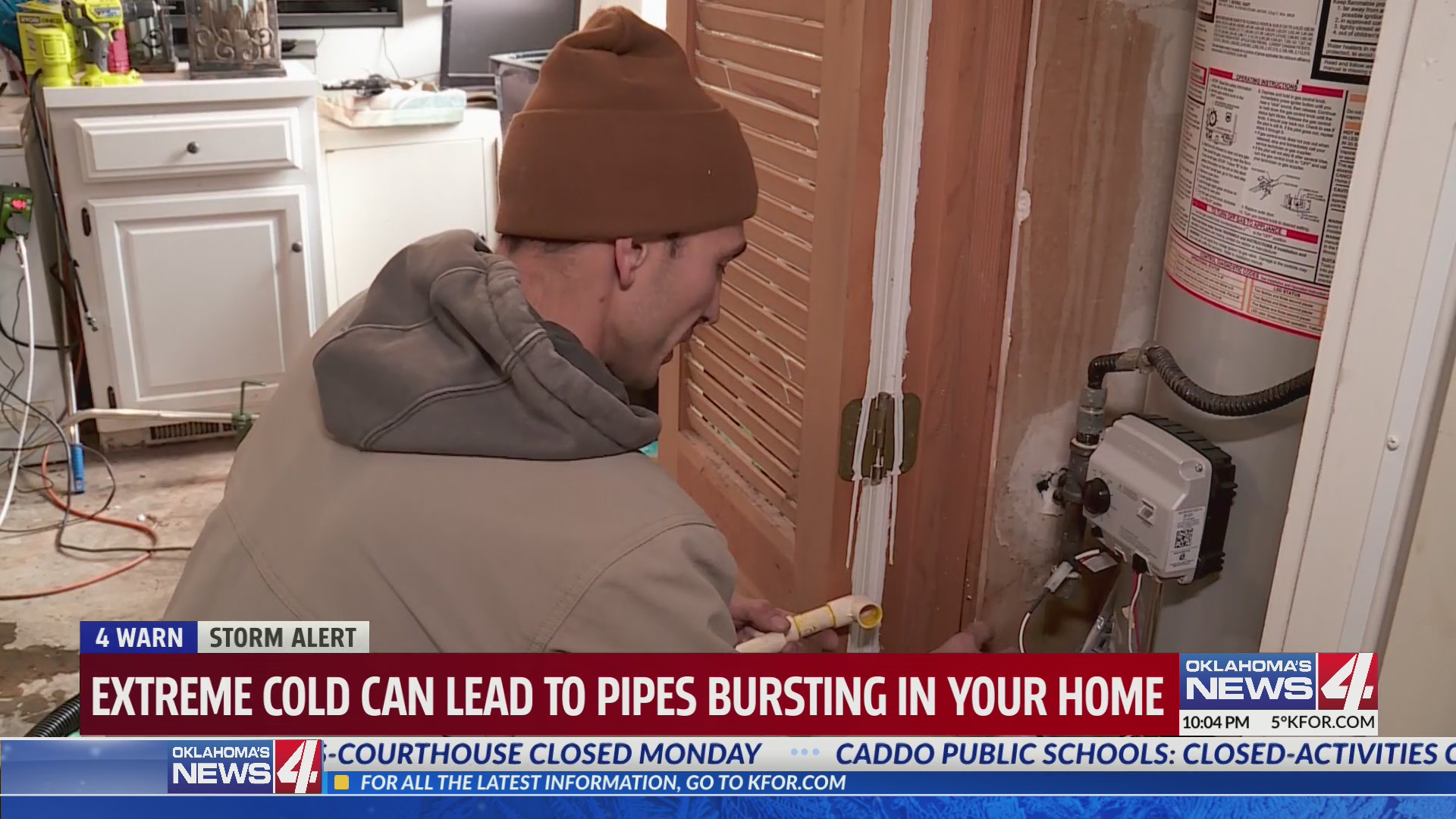 Extreme cold can lead to pipes bursting in your home – KFOR.com ...