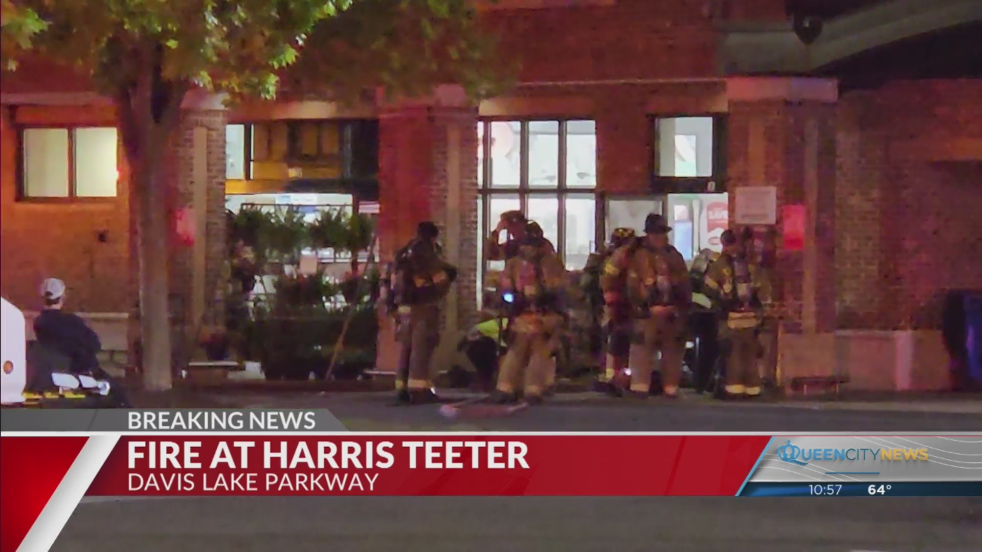 Crews battle three-alarm fire at a north Charlotte Harris Teeter – WSPA ...