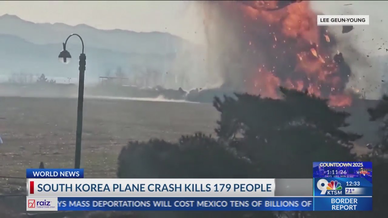 South Korea plane crash kills 179 people – KTSM 9 News