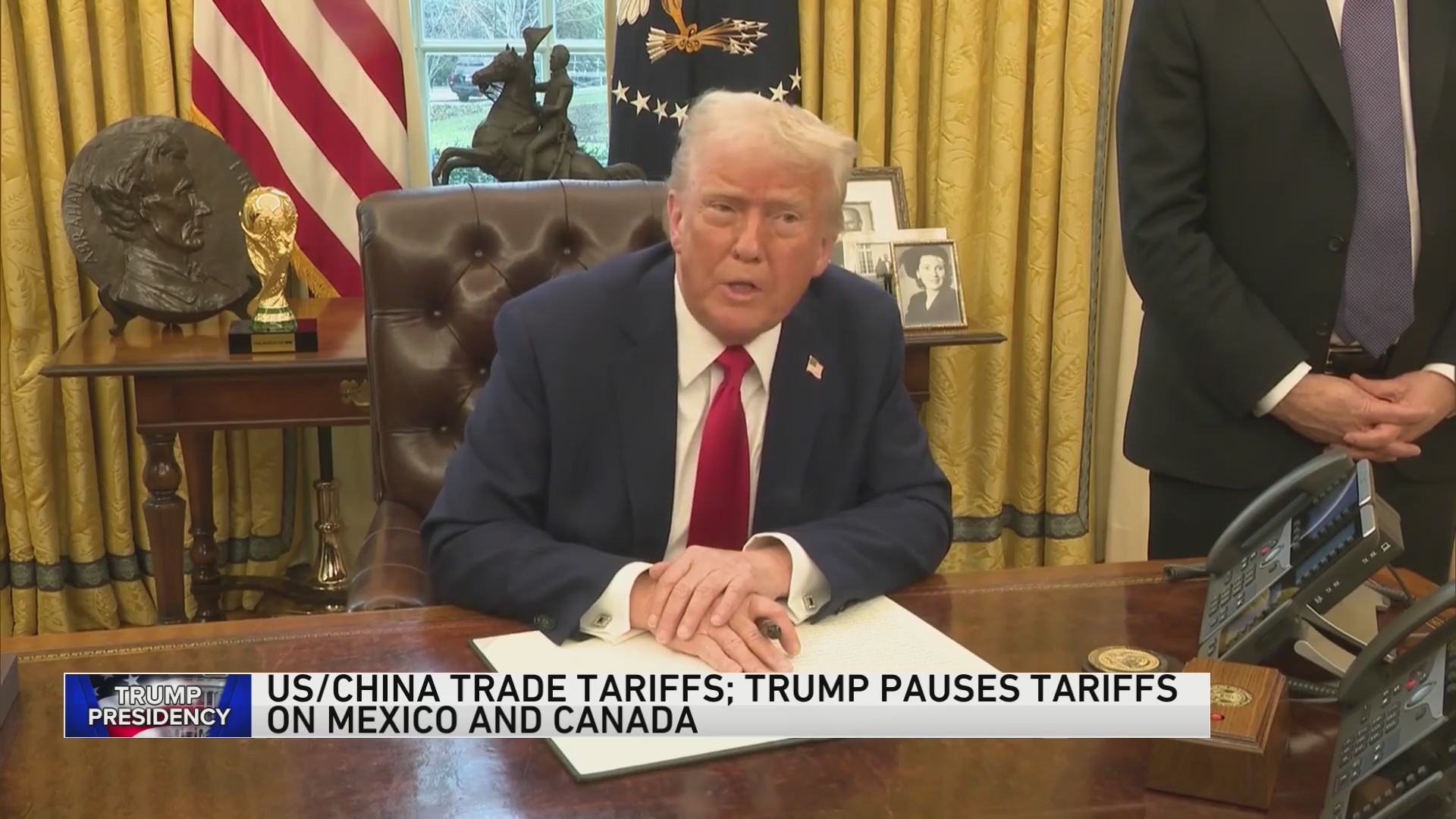 Trump pauses tariffs on Mexico and Canada – WGN-TV